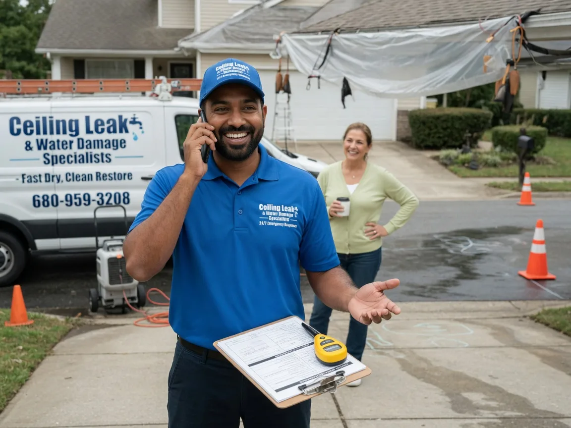 Ceiling Leak Cleanup Knightdale, NC FAQs